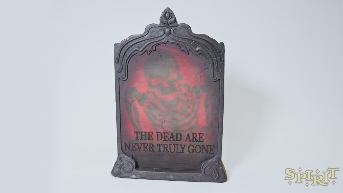 24 Inch Never Truly Gone Light-Up Animated Tombstone - Image 4
