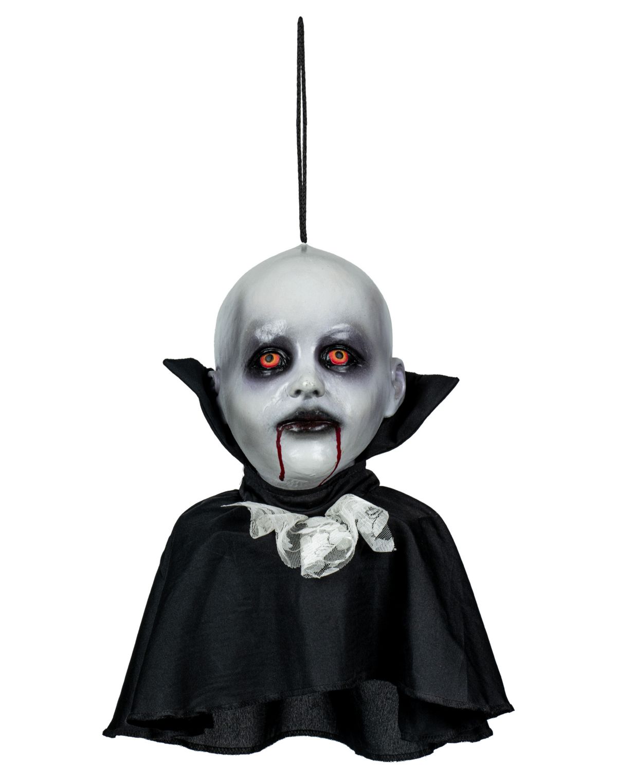 Hanging Vampire Bust Static Prop