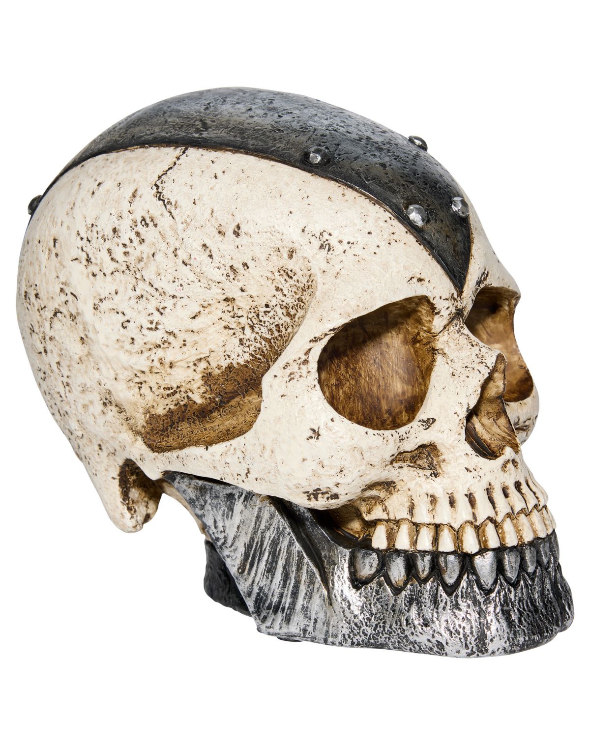 6 Inch Iron Armored Skull - Image 2