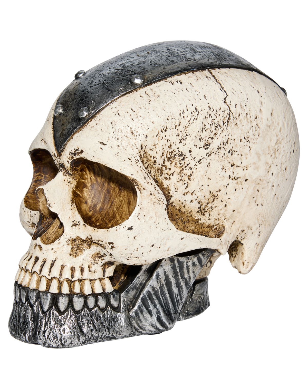 6 Inch Iron Armored Skull - Image 3