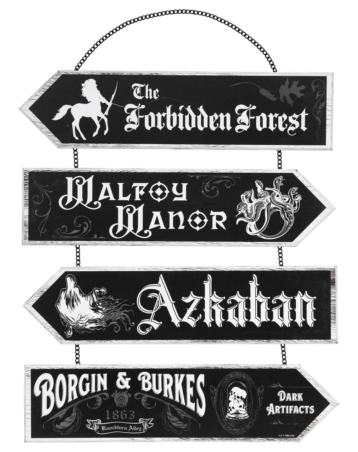 Dark Directions Sign - Harry Potter