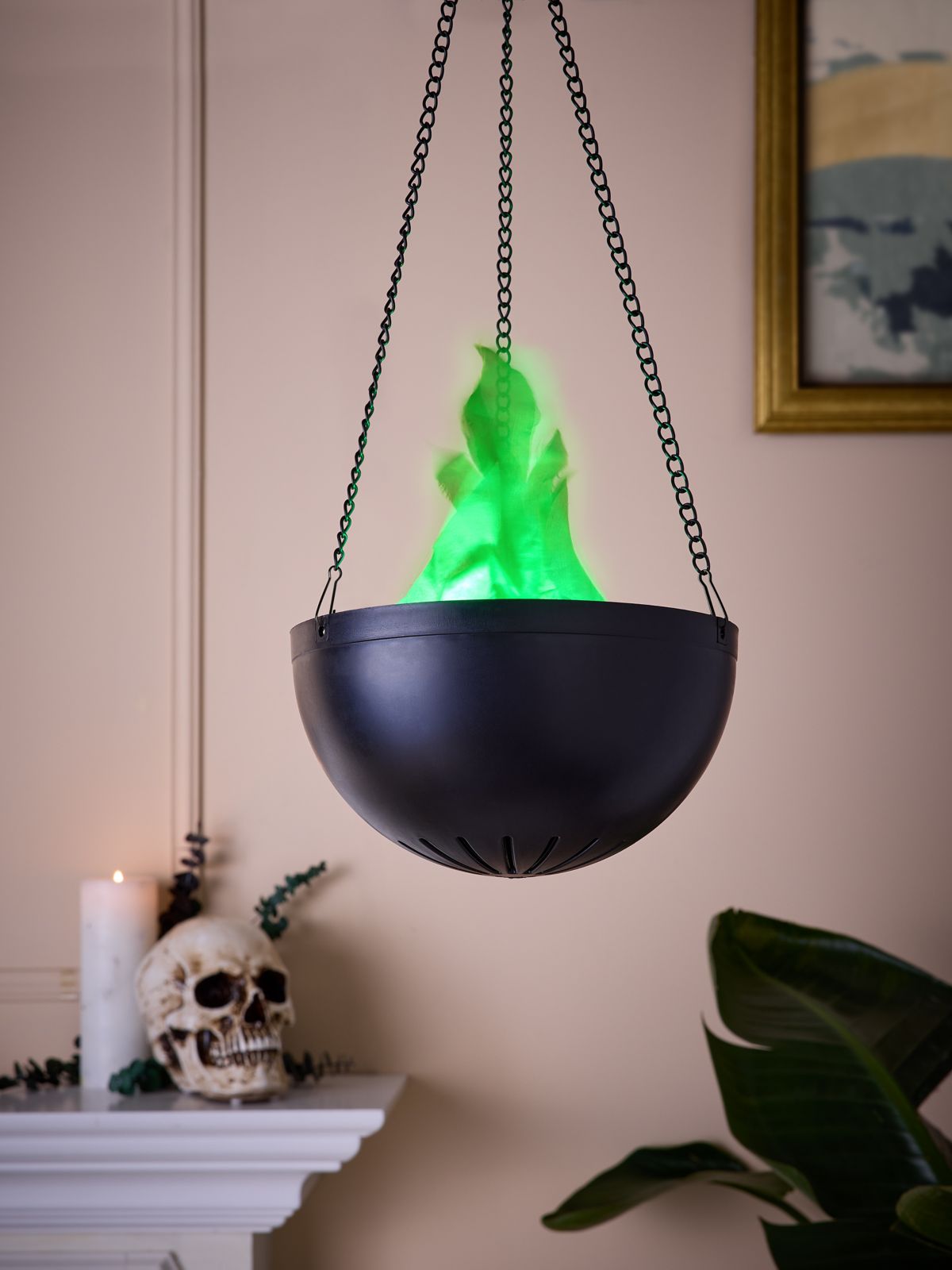 Mini Hanging Green LED Flame Light - Image 2