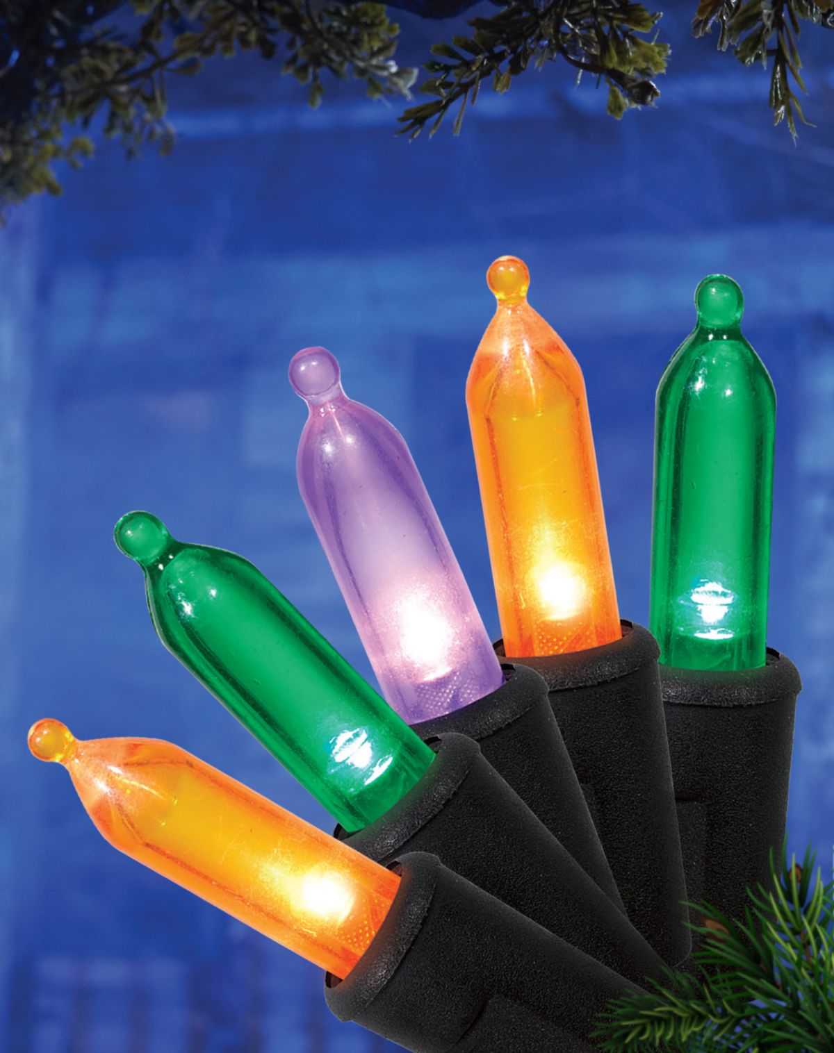 LED Multi-Color Mini Lights - 70 Count