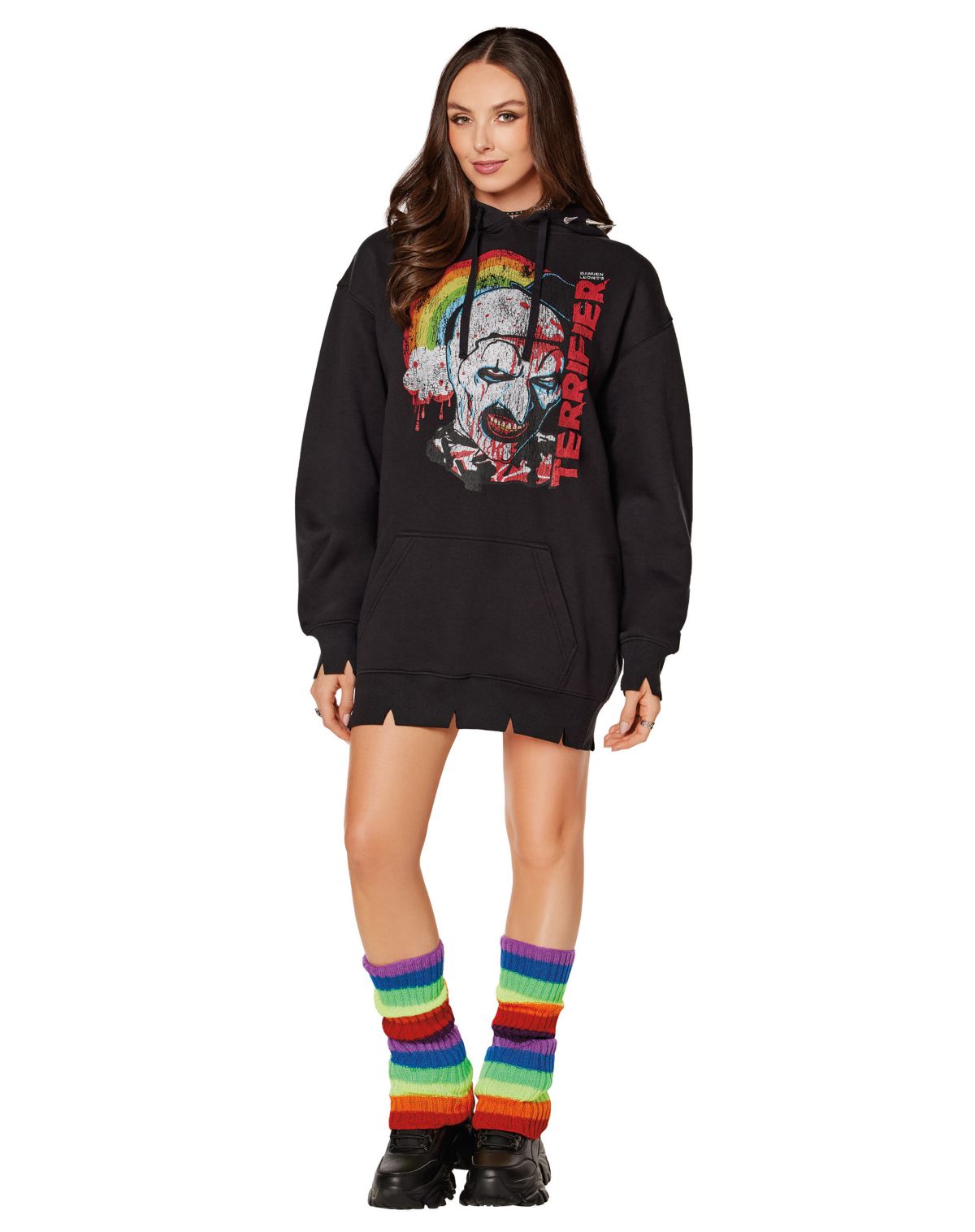 Art the Clown Rainbow Hoodie - Terrifier