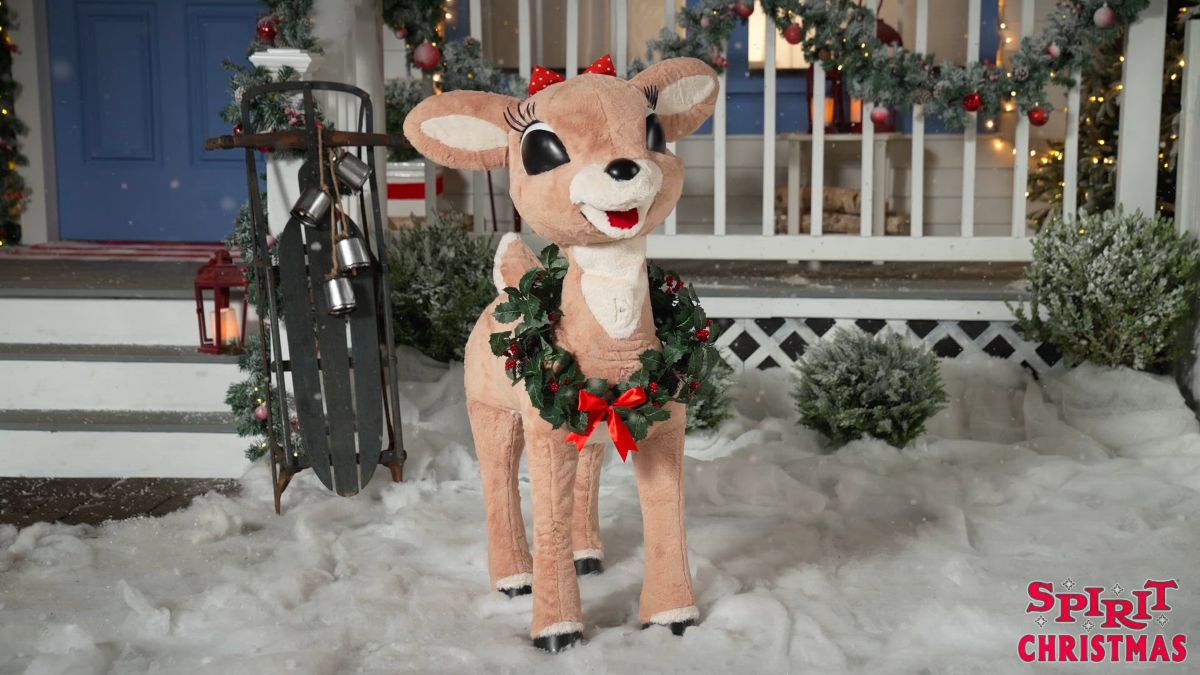 4 Ft Clarice Animatronic - Rudolph the Red-Nosed Reindeer - Image 4