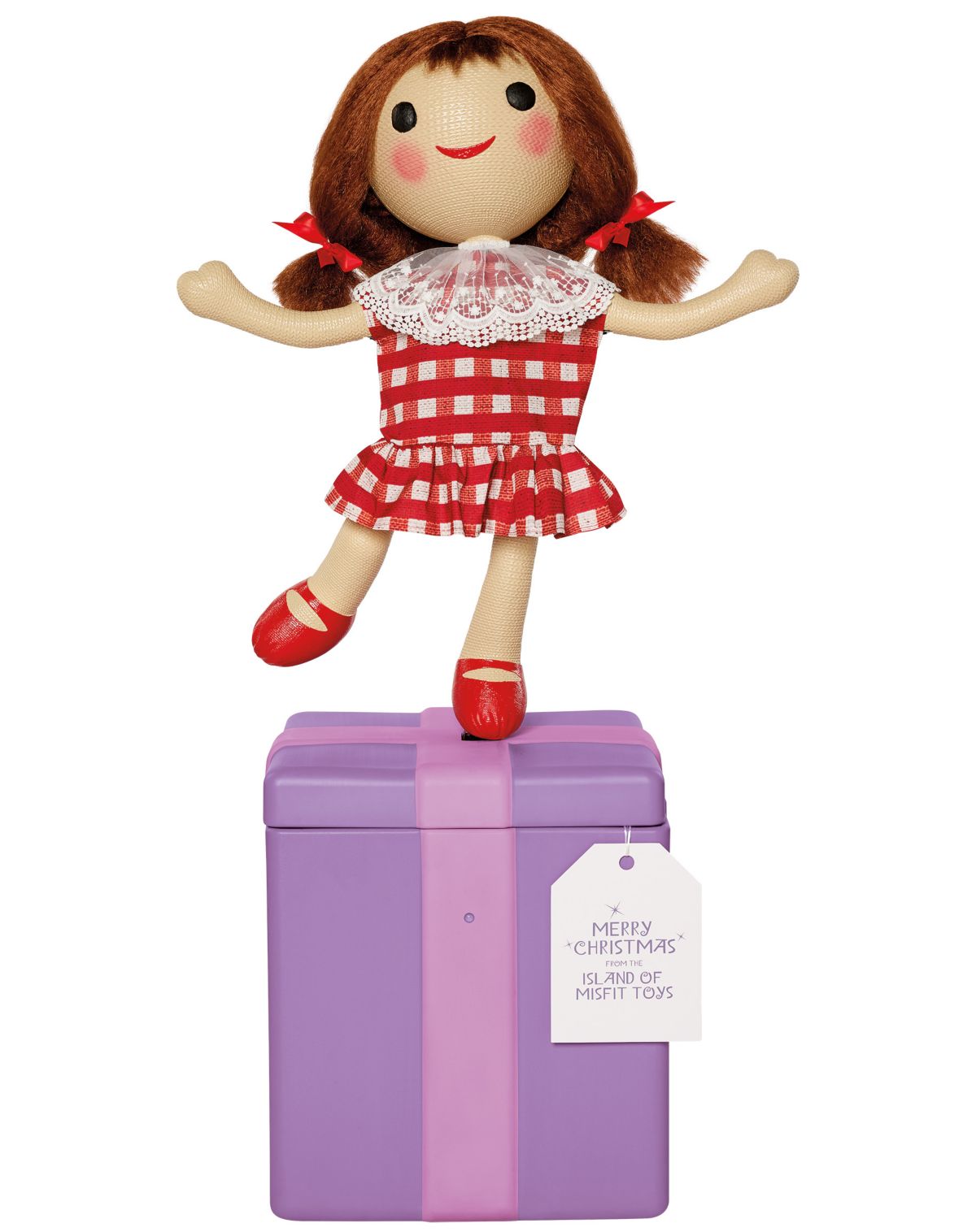 4 Ft 6 In Misfit Doll Animatronic - Rudolph the Red-Nosed Reindeer - Image 2