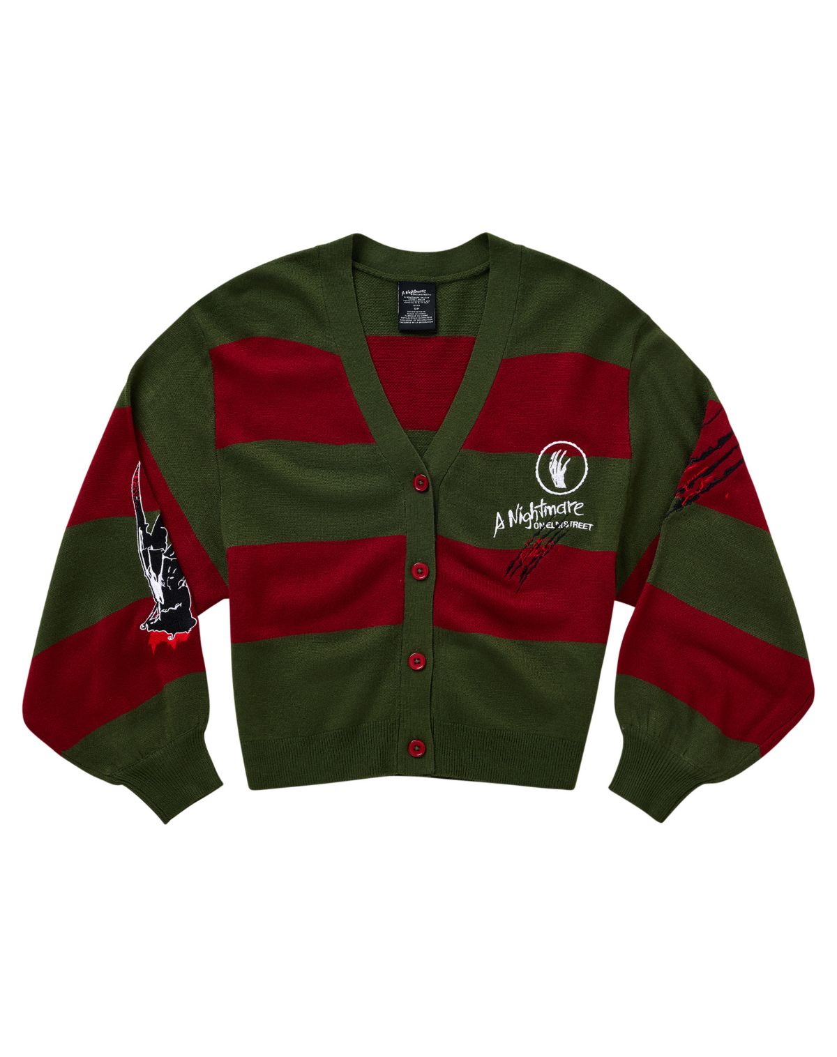 Freddy Krueger Cardigan - A Nightmare on Elm Street - Image 2