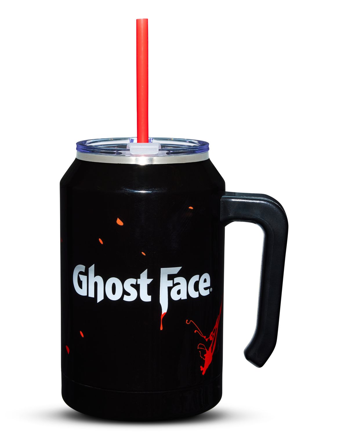 Ghost Face Cup with Straw - 30 oz. - Image 2