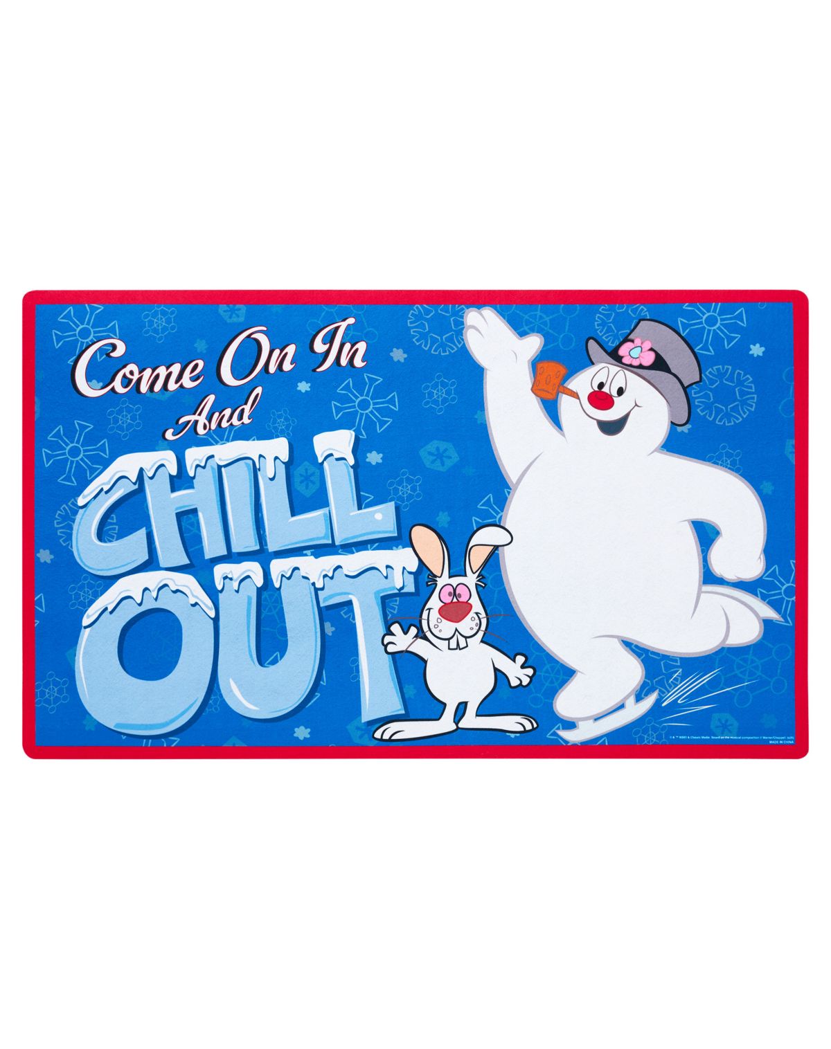 Frosty the Snowman Doormat