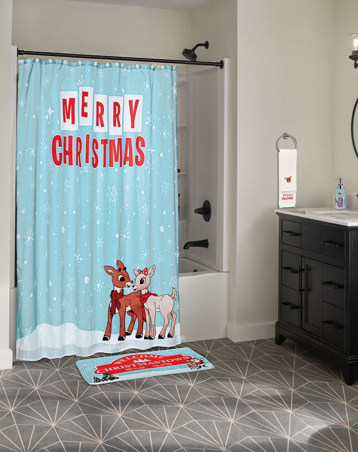 Rudolph the Red-Nosed Reindeer Bath Set