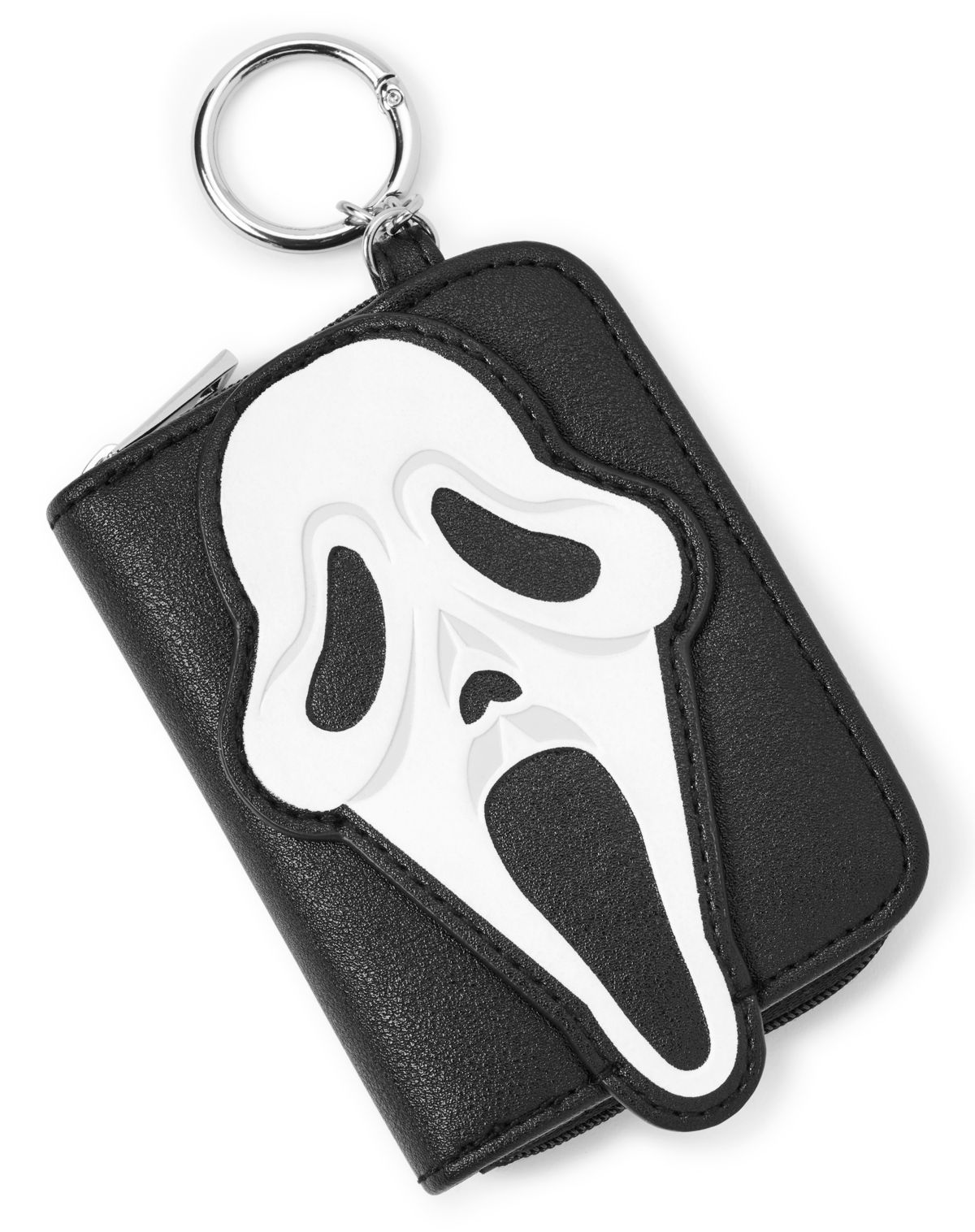 Glow in the Dark Ghost Face Zip Wallet - Image 2
