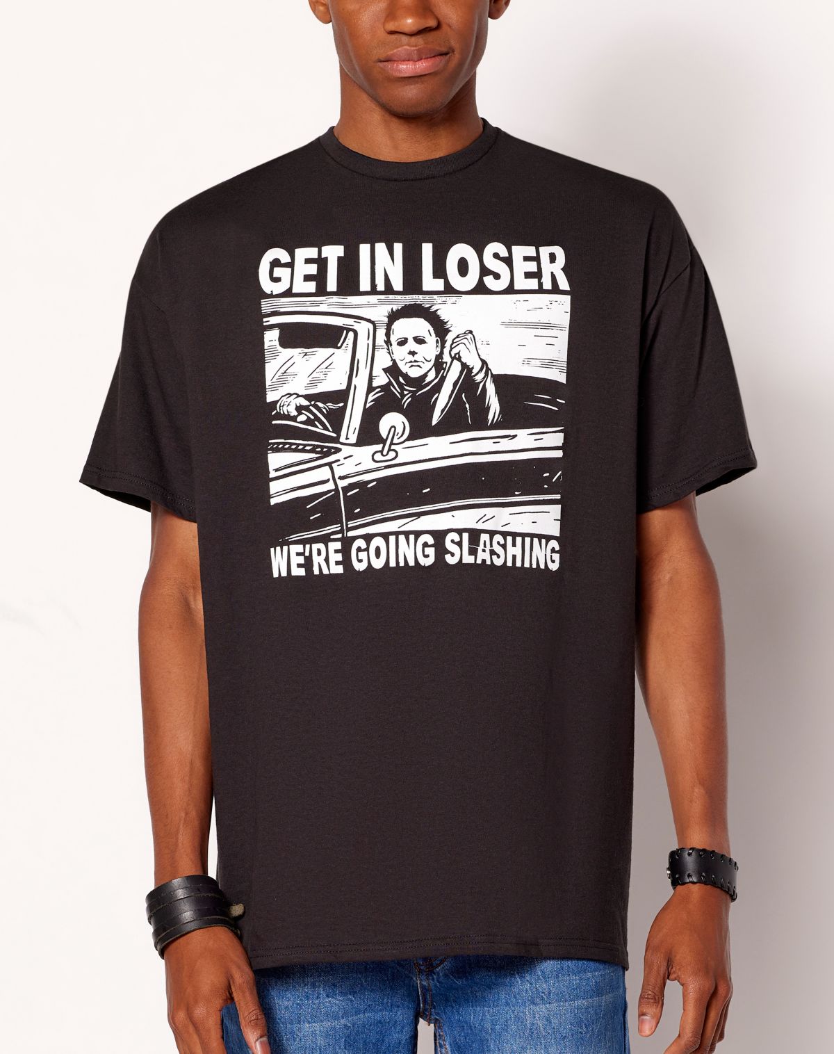 Going Slashing Michael Myers T Shirt - Halloween - Image 2