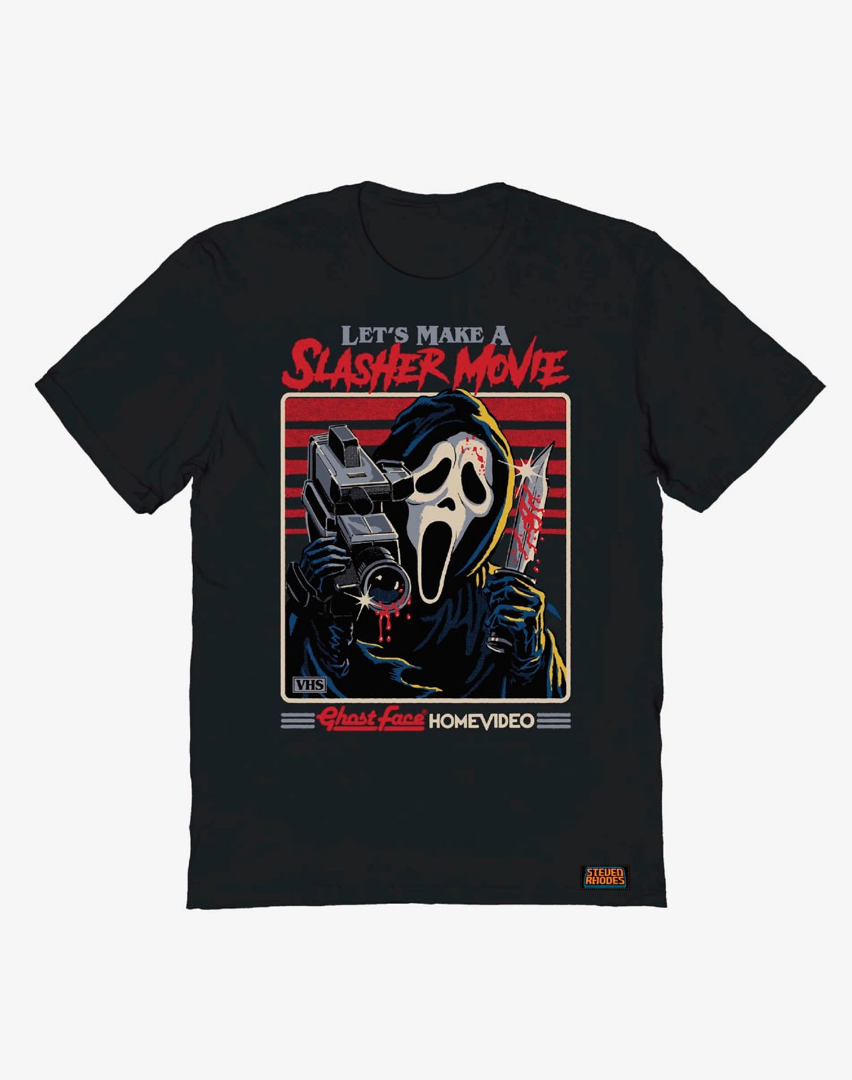 Ghost Face Letu0027s Make a Slasher Movie T Shirt - Steven Rhodes