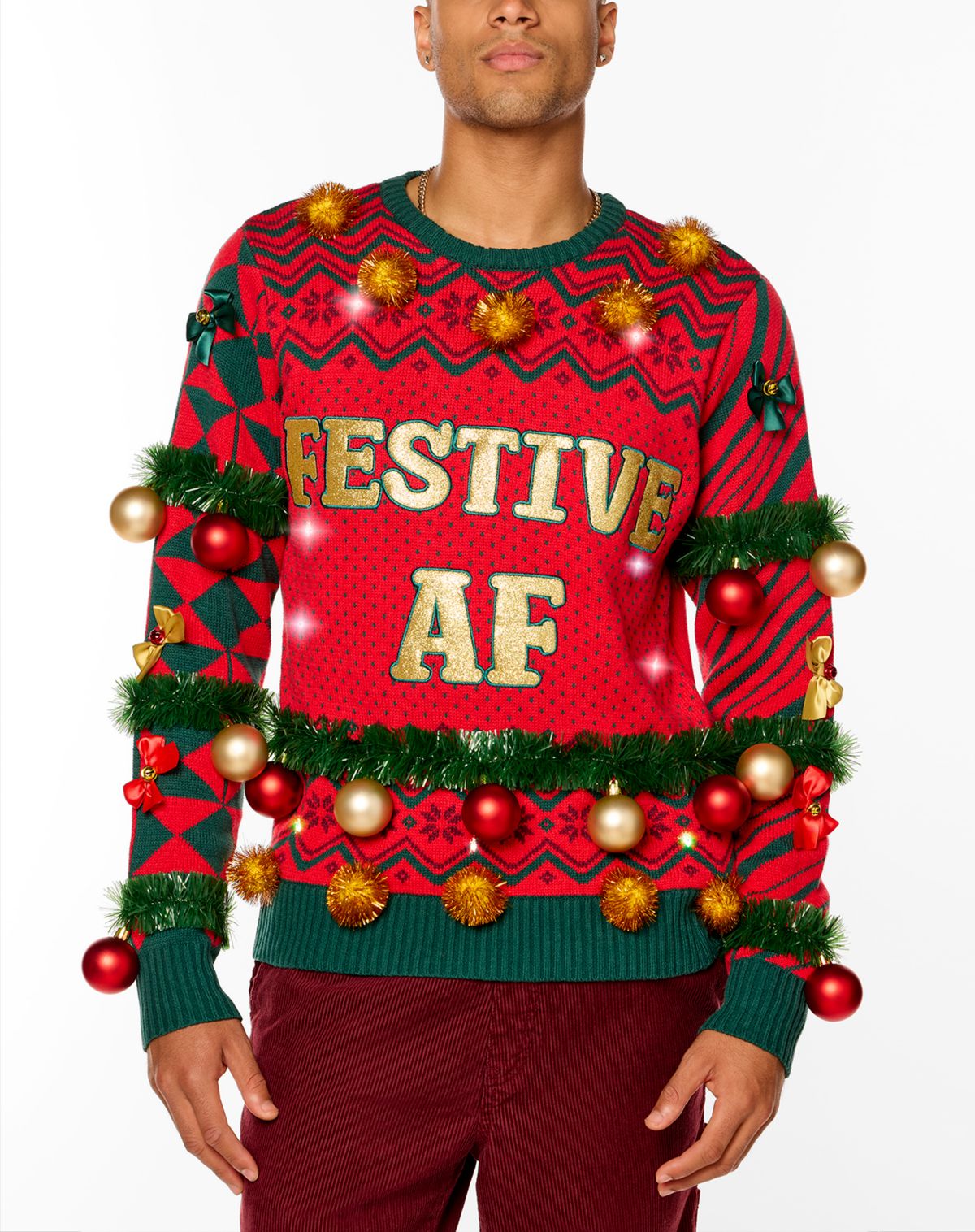 Light-Up Festive AF Christmas Sweater