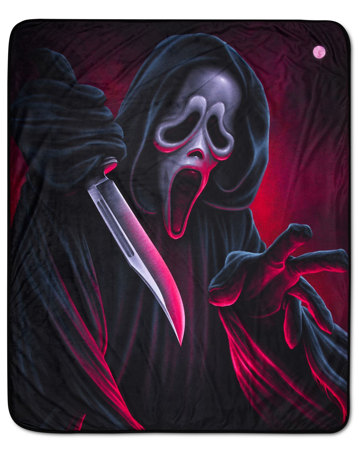 Glow in the Dark Ghost Face Zip Wallet