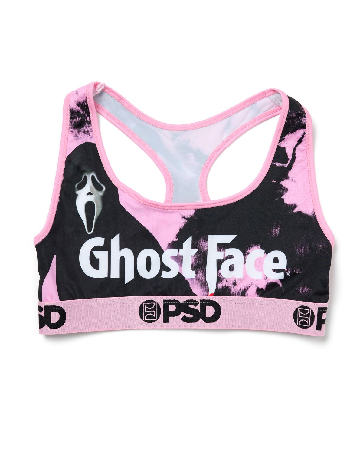 PSD Ghost Face Smoke Sports Bra - Image 2