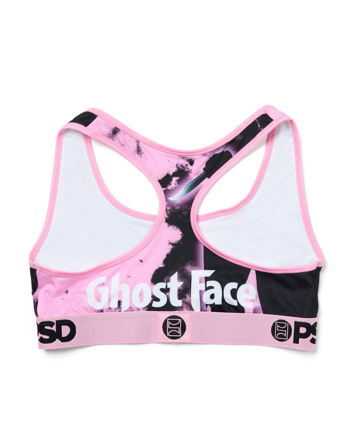 PSD Ghost Face Smoke Sports Bra - Image 3