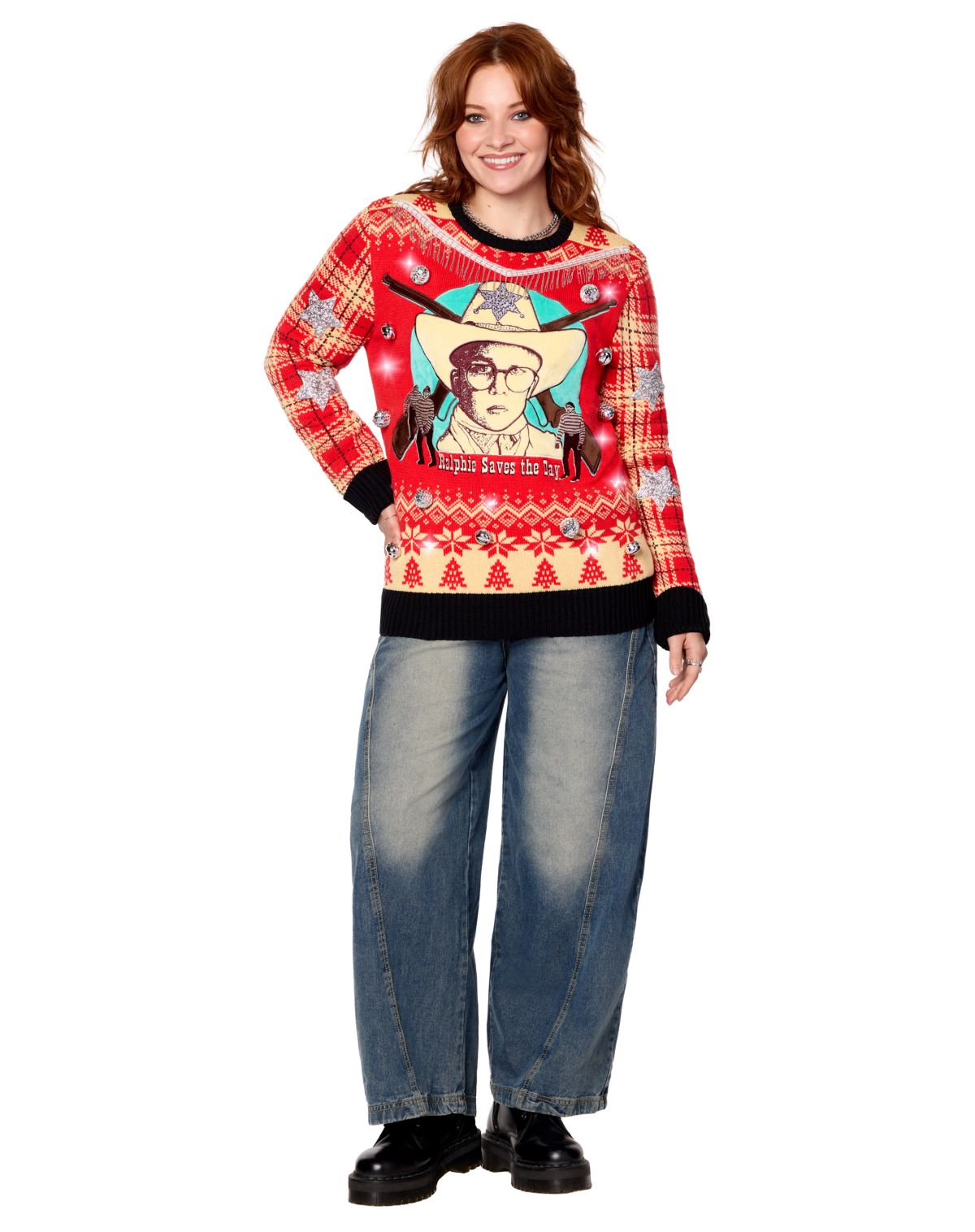 Light-Up Ralphie Saves the Day Christmas Sweater - A Christmas Story - Image 3