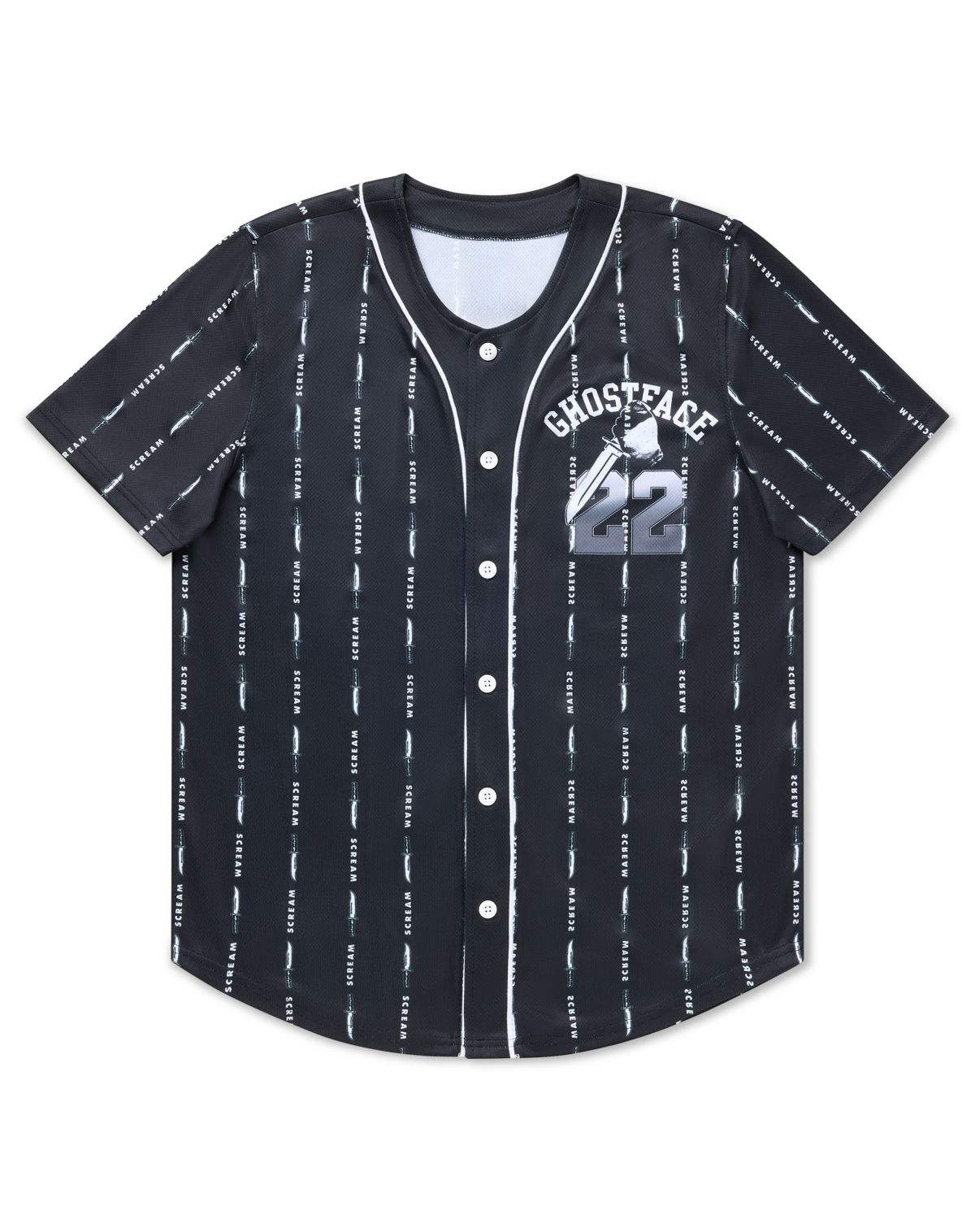 Ghost Face x Scream Baseball Jersey