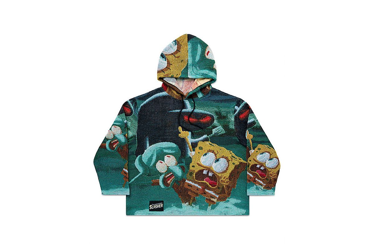 SpongeBob SquarePants Hash-Slinging Slasher Jacquard Hoodie