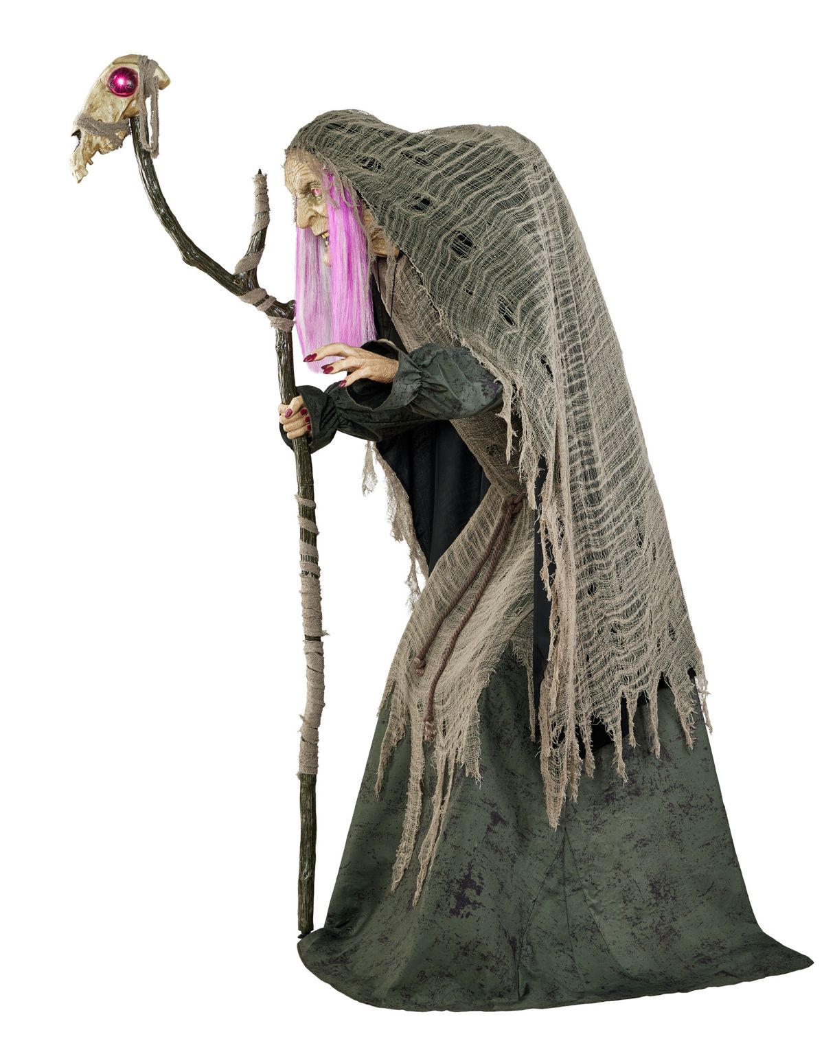 5 Ft 9 In Willow Witch Animatronic - Image 3