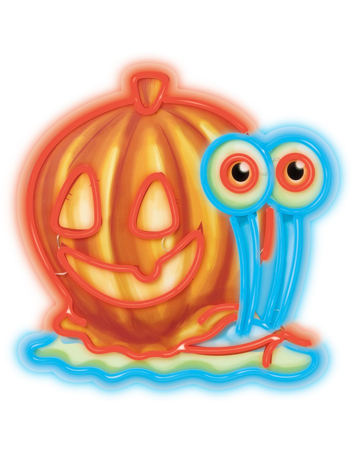 Pumpkin Gary Neon LED Light-Up Sign - SpongeBob SquarePants - Image 3
