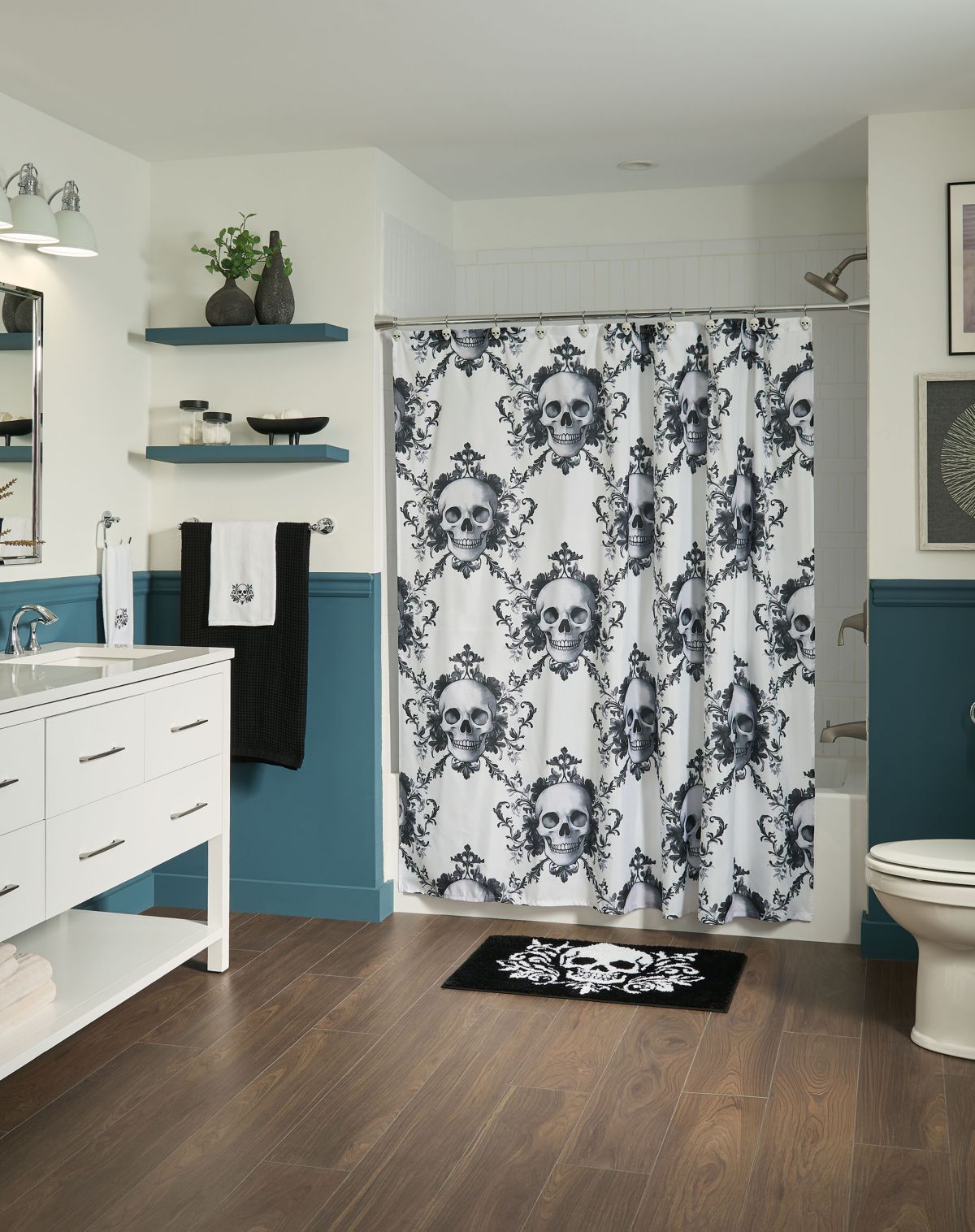 Skeleton 17-Piece Bath Set