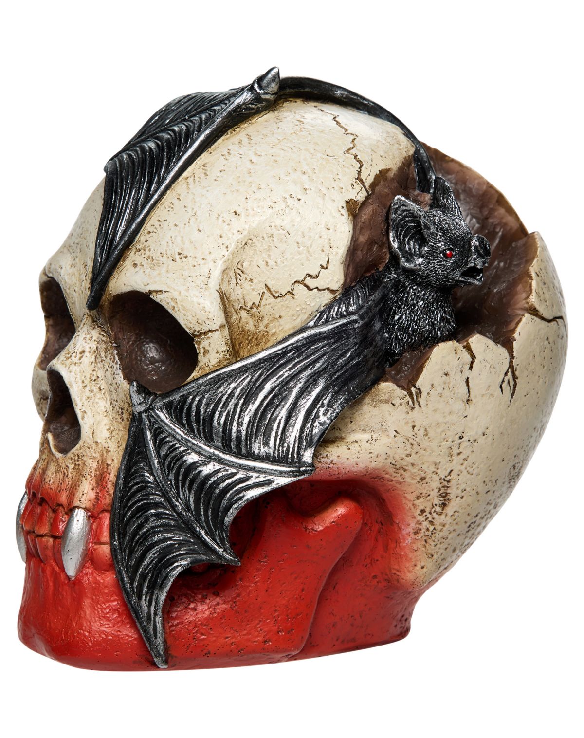 Bloody Vampire Bat Skull Statue - Image 3