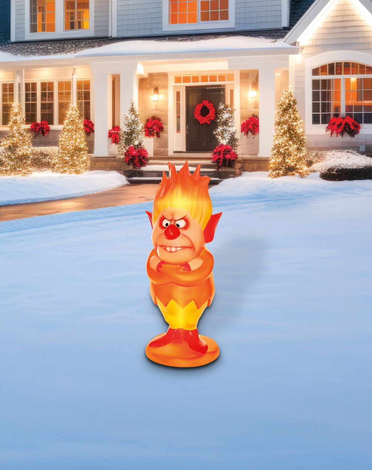 2 Ft Light-Up Blow Mold Heat Miser Decoration - The Year Without A Santa Claus