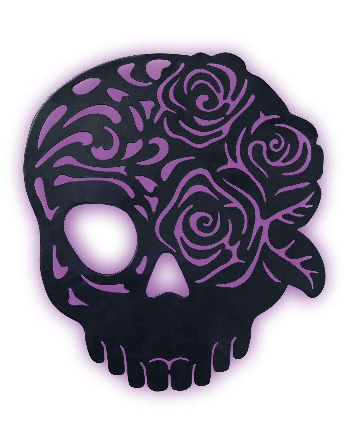 Enchanted Skull LED Light-Up Sign - Image 2