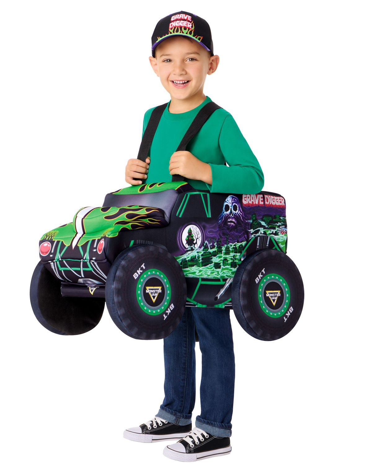 Toddler Grave Digger Ride-Along Costume - Monster Jam