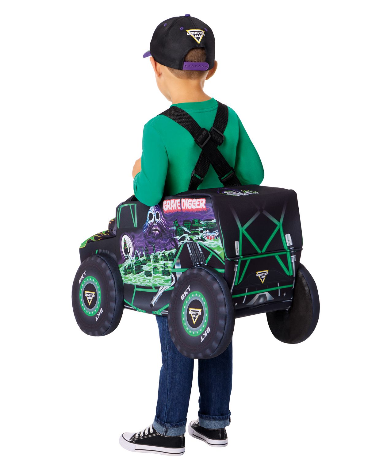 Toddler Grave Digger Ride-Along Costume - Monster Jam - Image 2