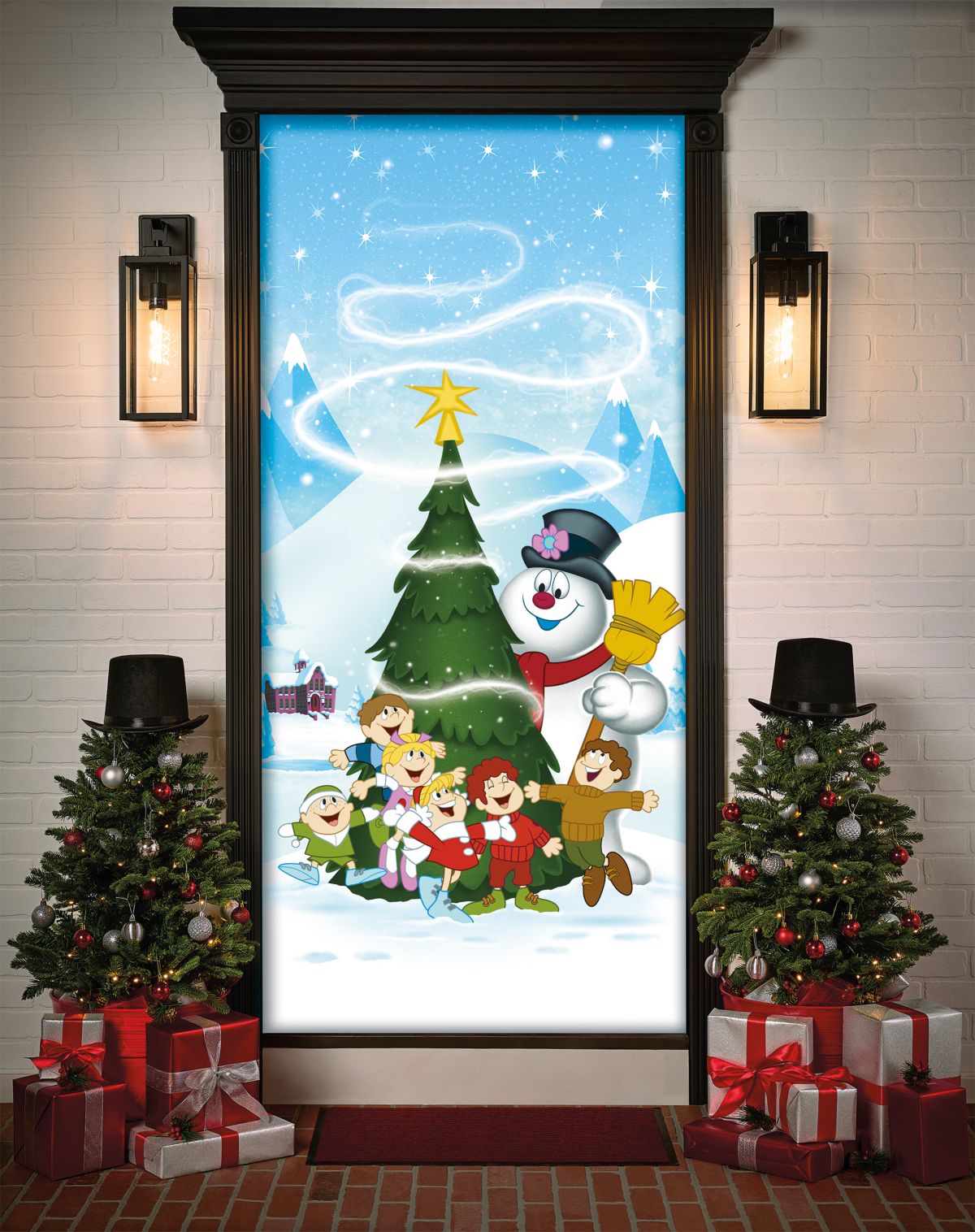 Frosty and Friends Door Cover - Frosty the Snowman