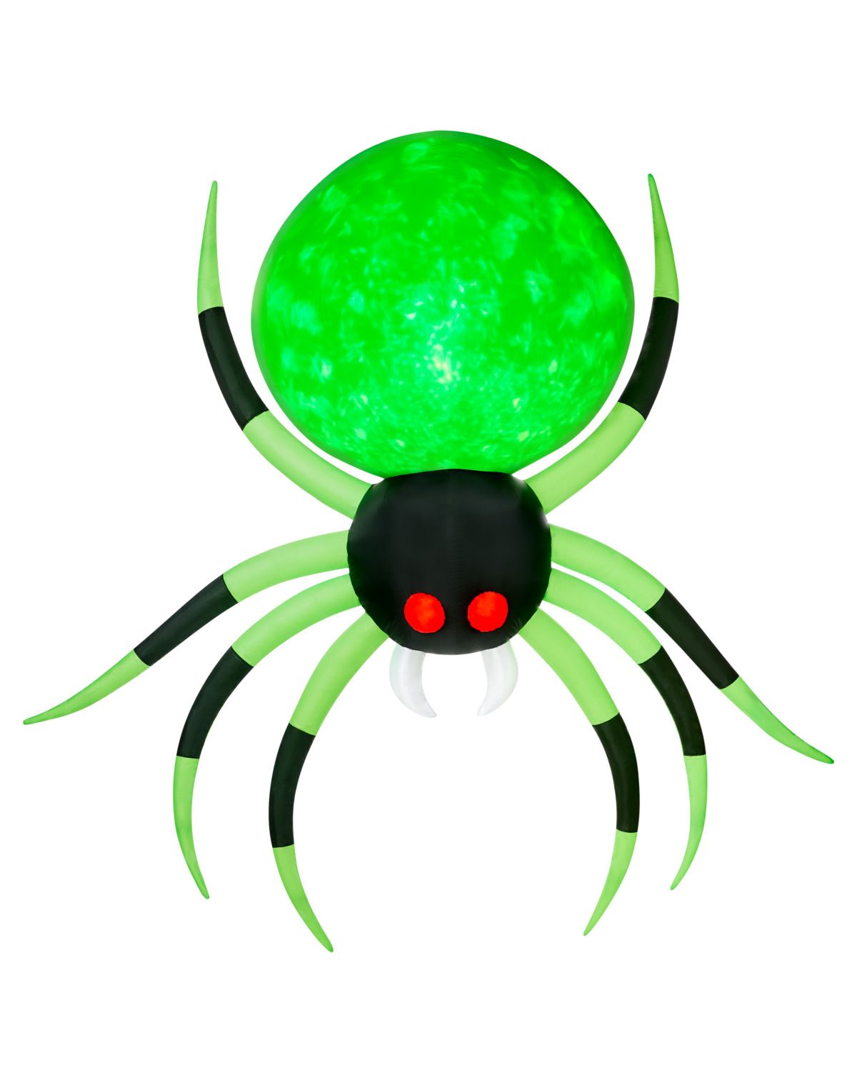 8 Ft Light-Up Hanging Spider Inflatable Decoration - Image 2