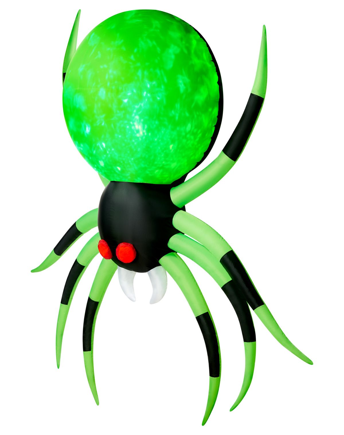 8 Ft Light-Up Hanging Spider Inflatable Decoration - Image 3