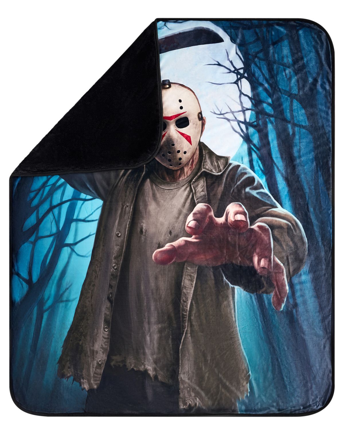 Jason in the Woods Fleece Blanket - Jason Universe - Image 2