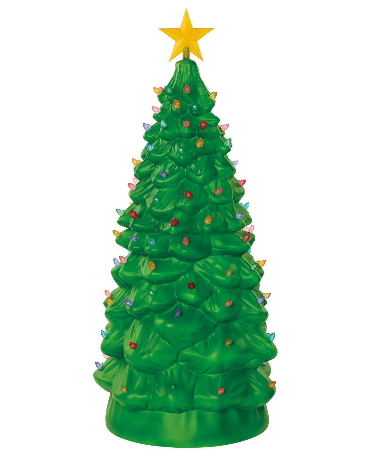 3 Ft 10 In Light-Up Blow Mold Green Christmas Tree - Image 3