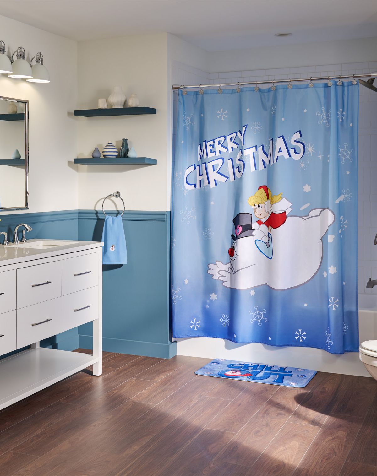Frosty the Snowman 17-Piece Bath Set
