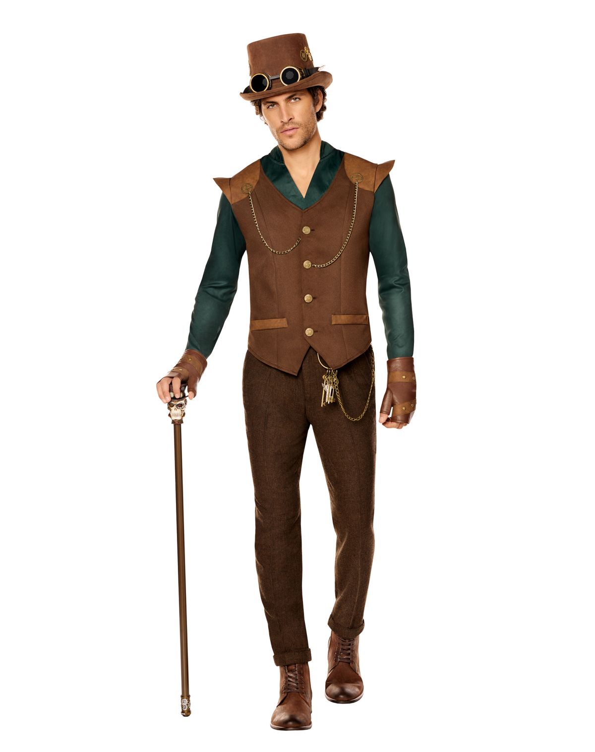 Adult Steampunk Gentleman Costume Kit