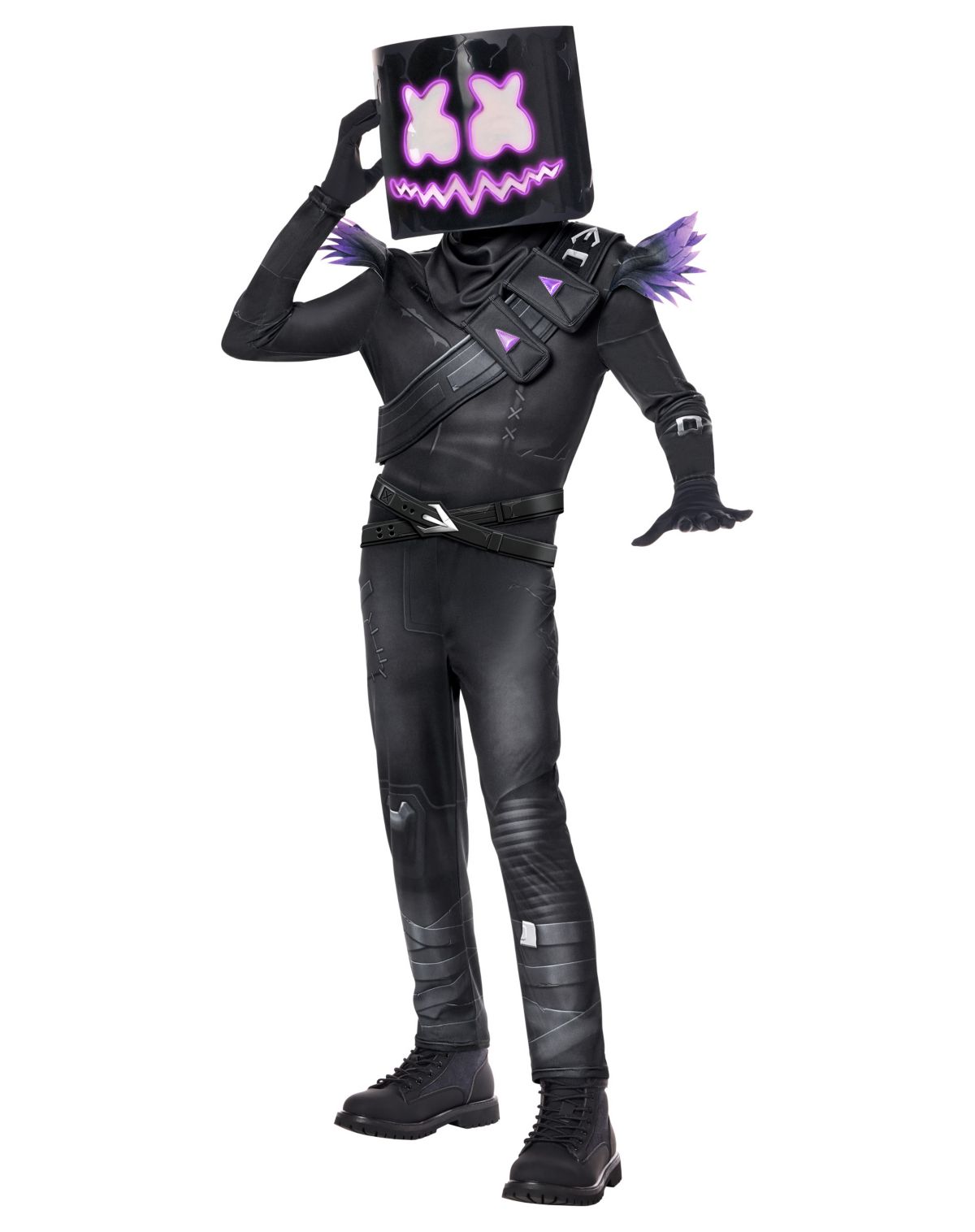 Kids Ravemello Jumpsuit Costume - Fortnite Marshmello