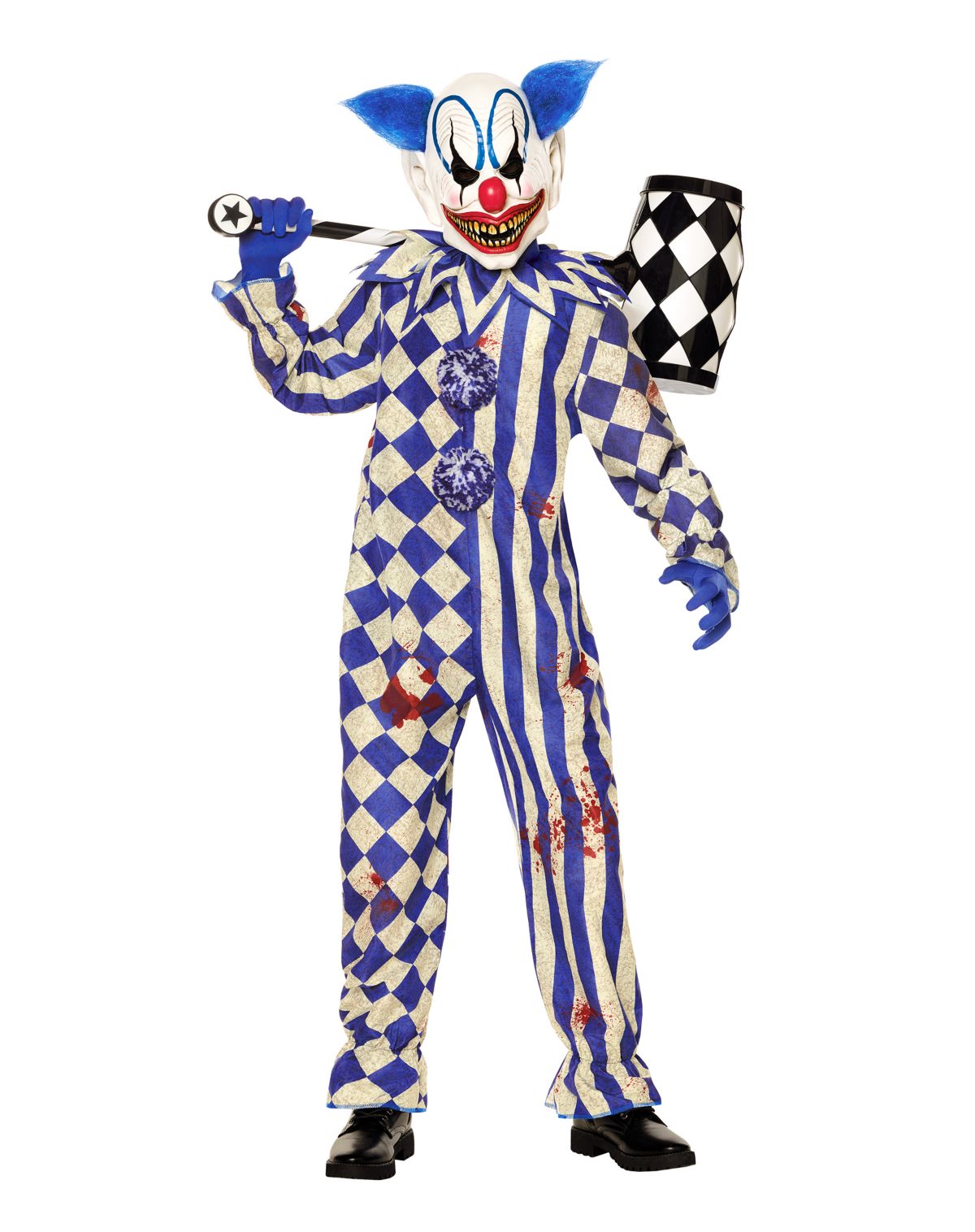 Kids Big Top Maniac Jumpsuit Costume