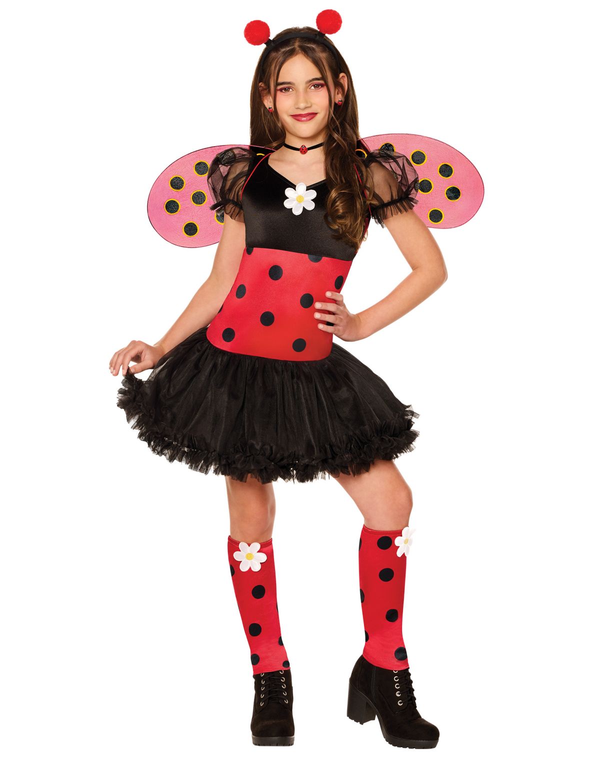 Kids Ladybug Energy Dress Costume
