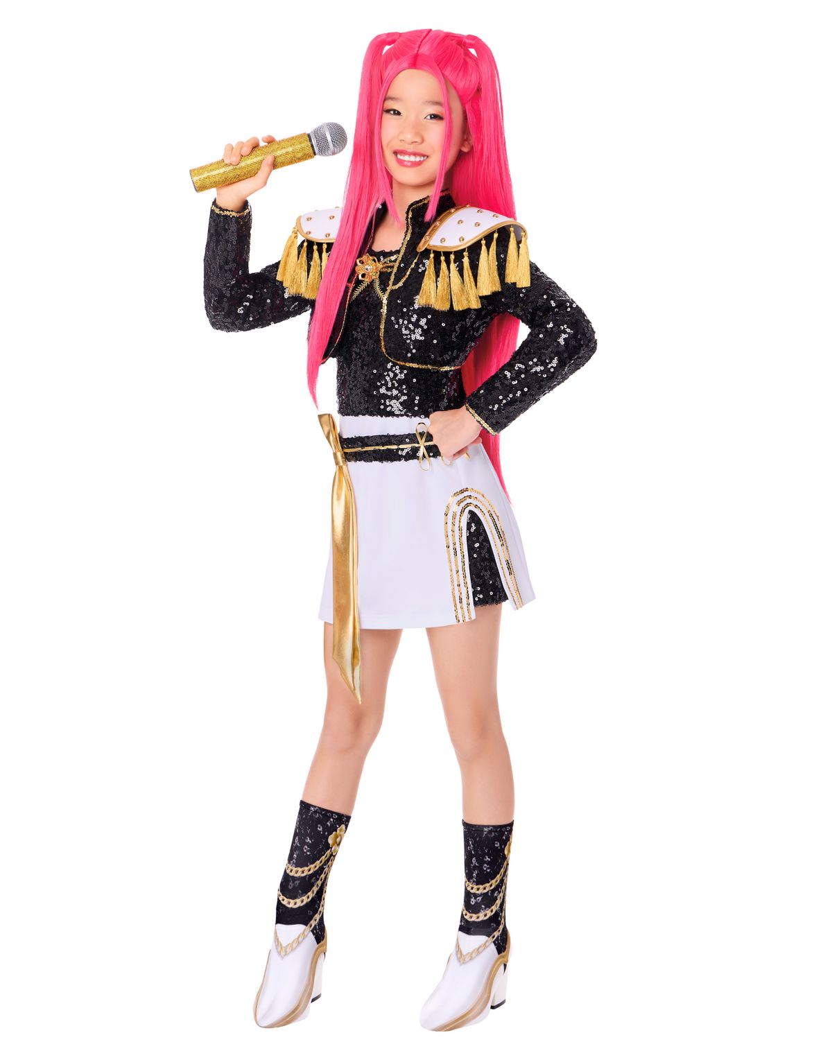 Kids Mira Golden Dress Costume - KPop Demon Hunters