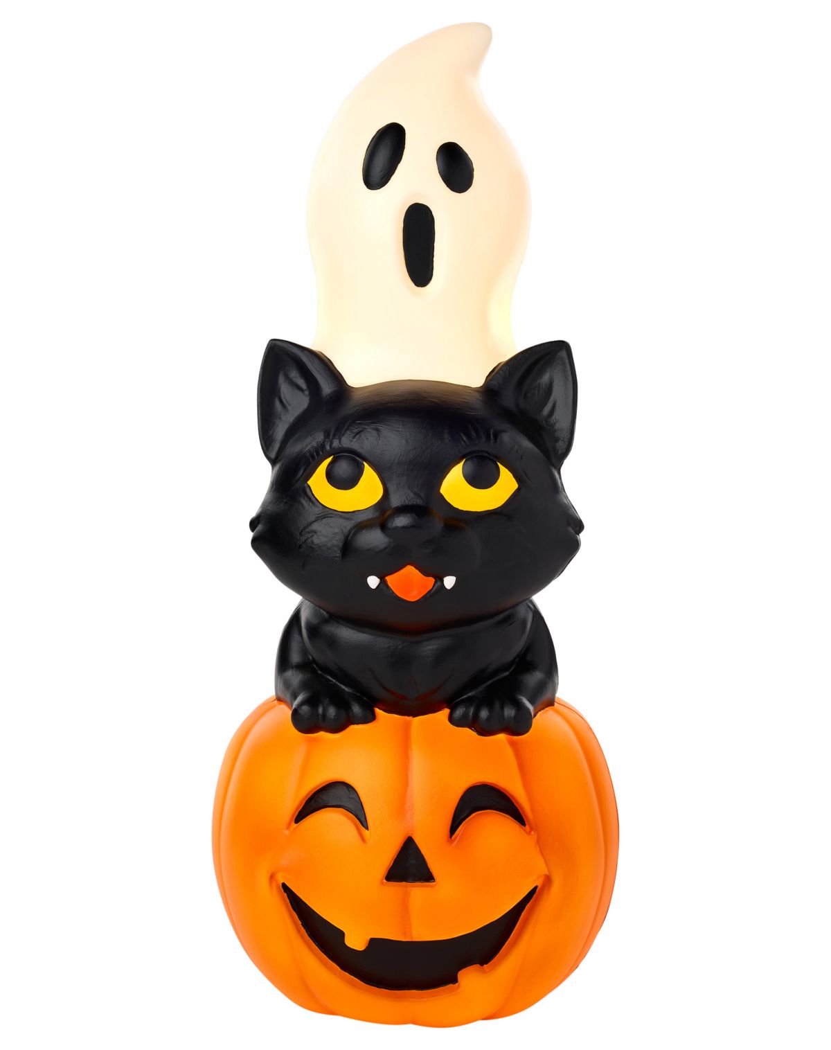 9.6 Light-Up Blow Mold Classic Halloween Icons Stack