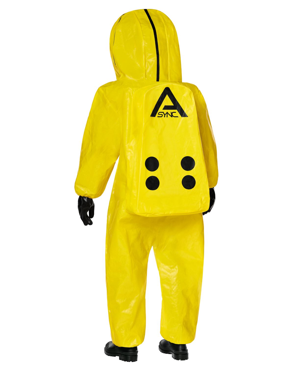 Adult Yellow Async Hazmat Suit Costume - Backrooms - Image 2