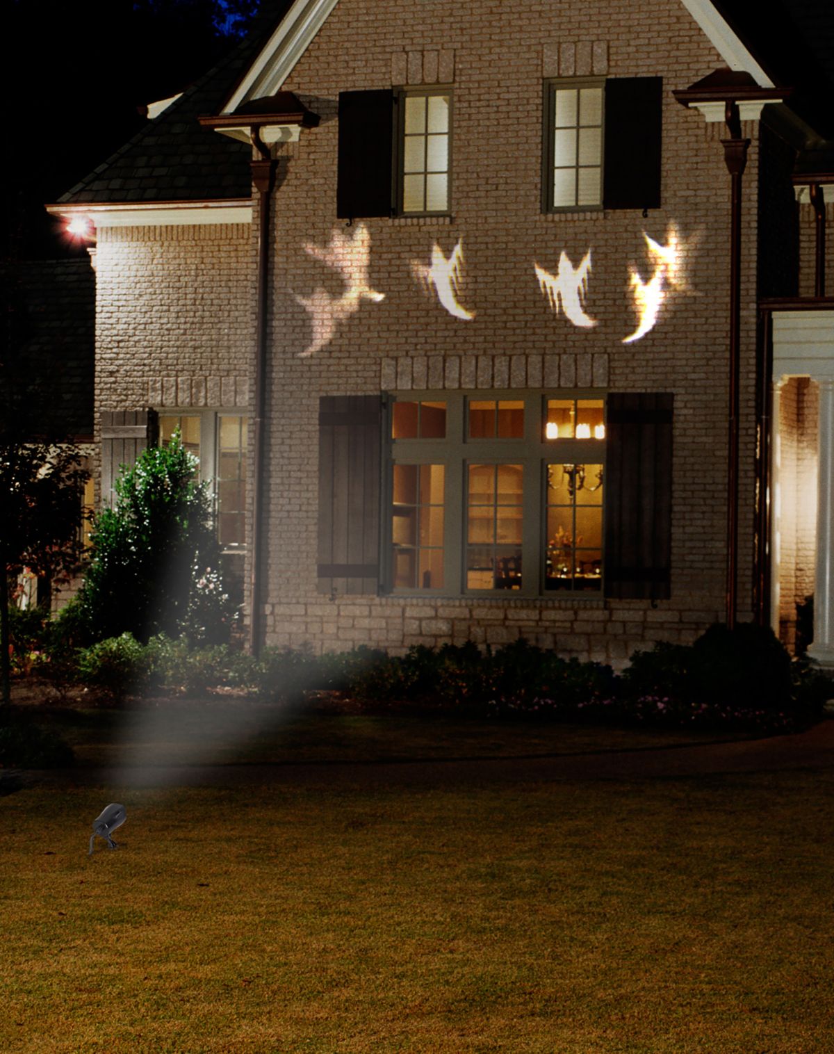 Whirl-A-Motion LED White Ghost Projection Spotlight - Image 3