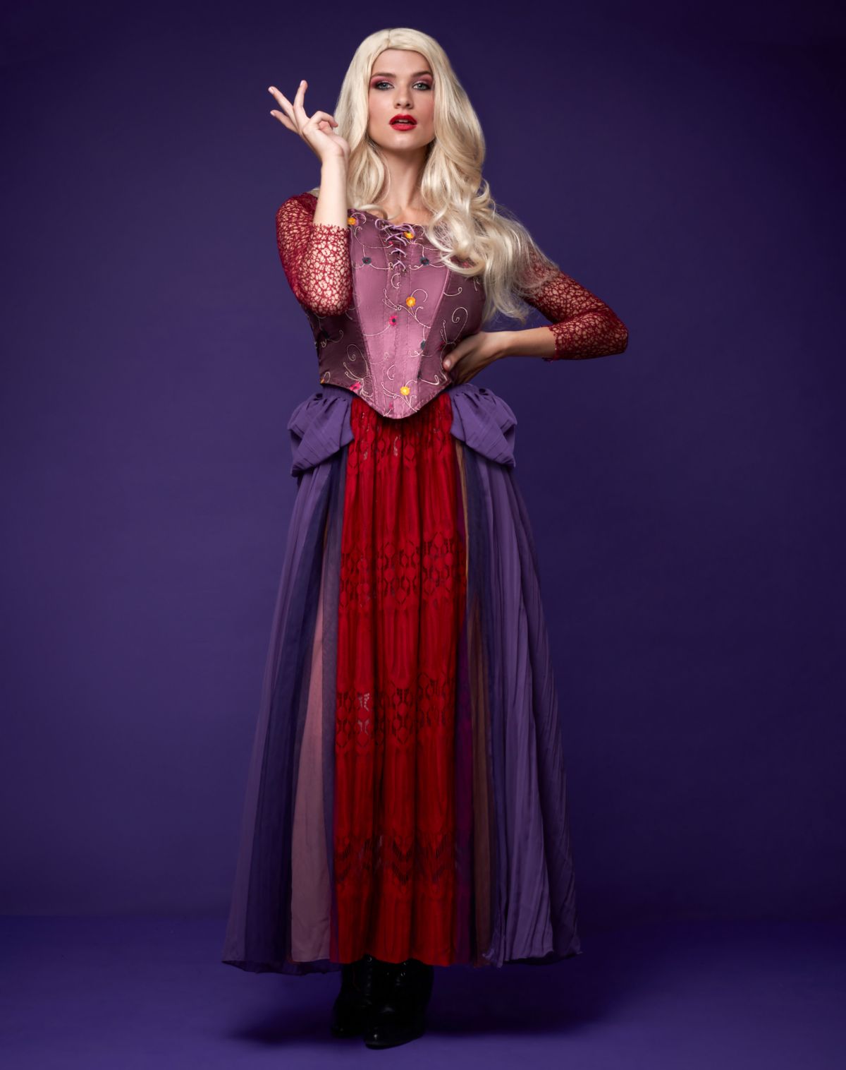 Adult Belle Blue Dress Costume - Disney Princess
