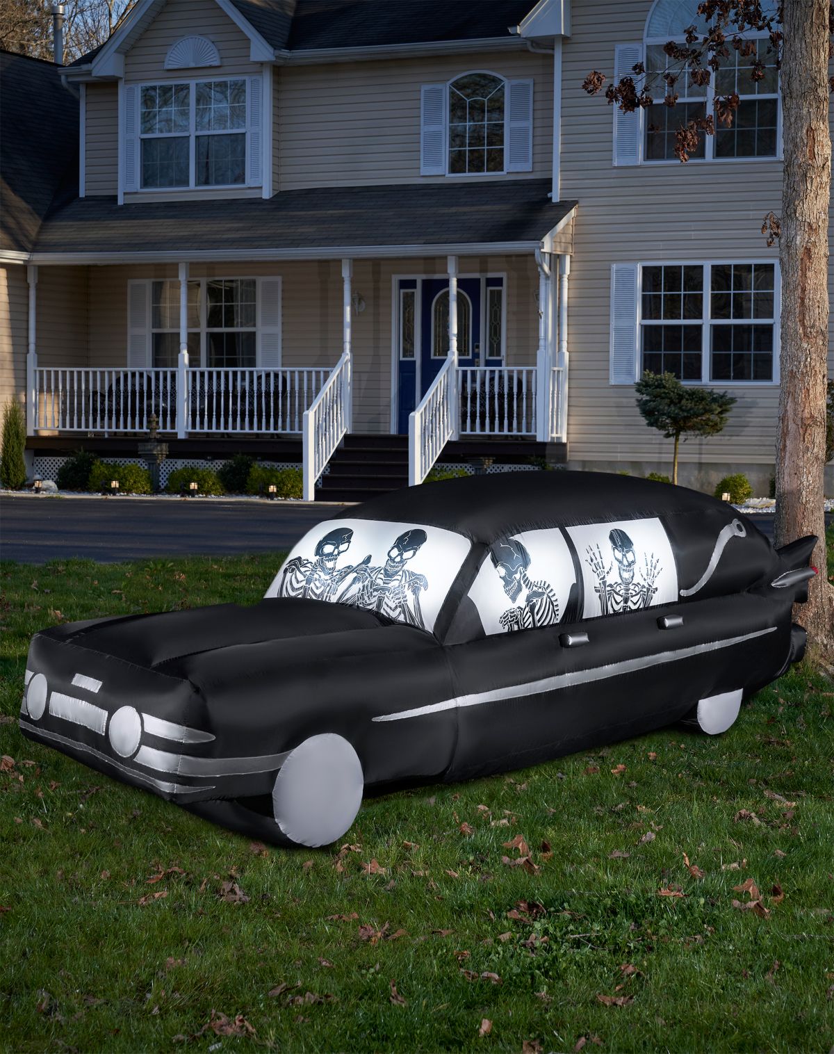 14 Ft Hearse Inflatable Decoration