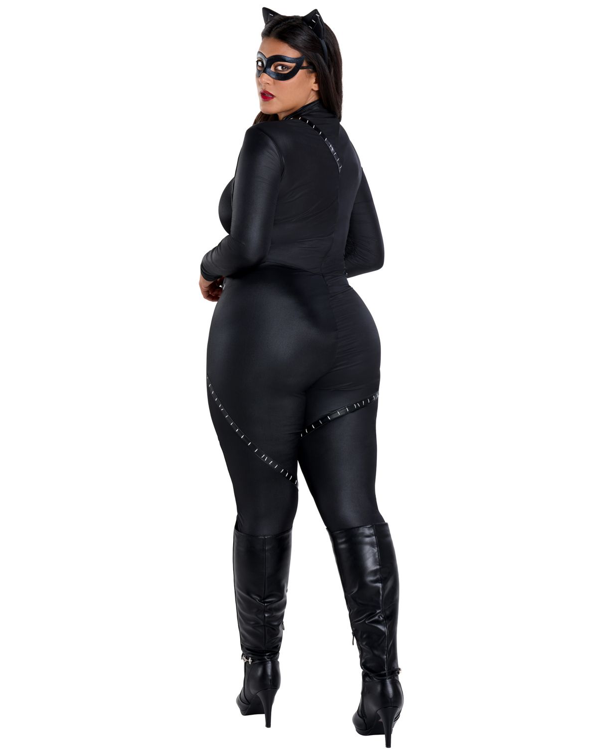 Adult Catwoman Plus Size Catsuit Costume - DC Villains - Image 2