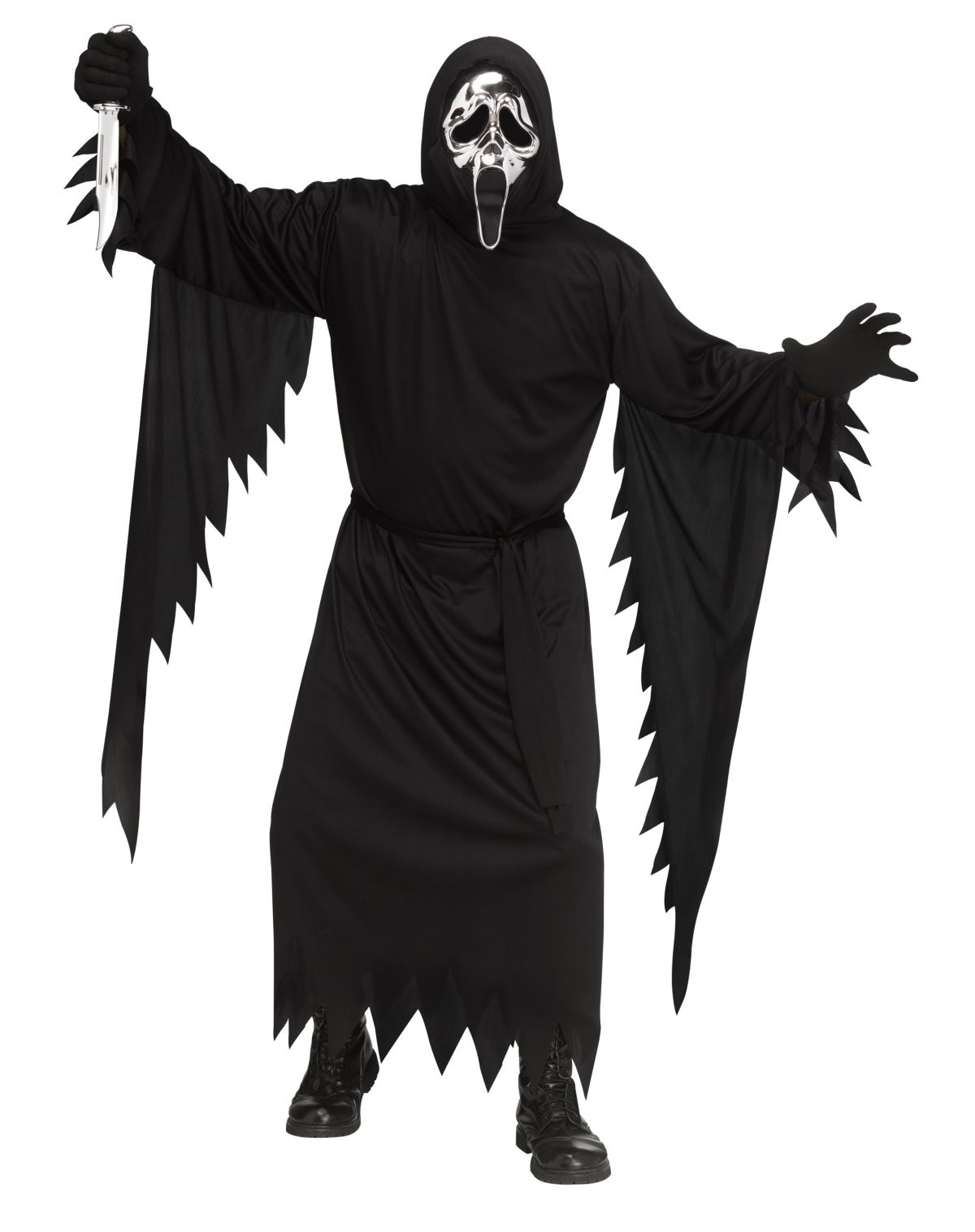 Adult Chrome Ghost Face Costume